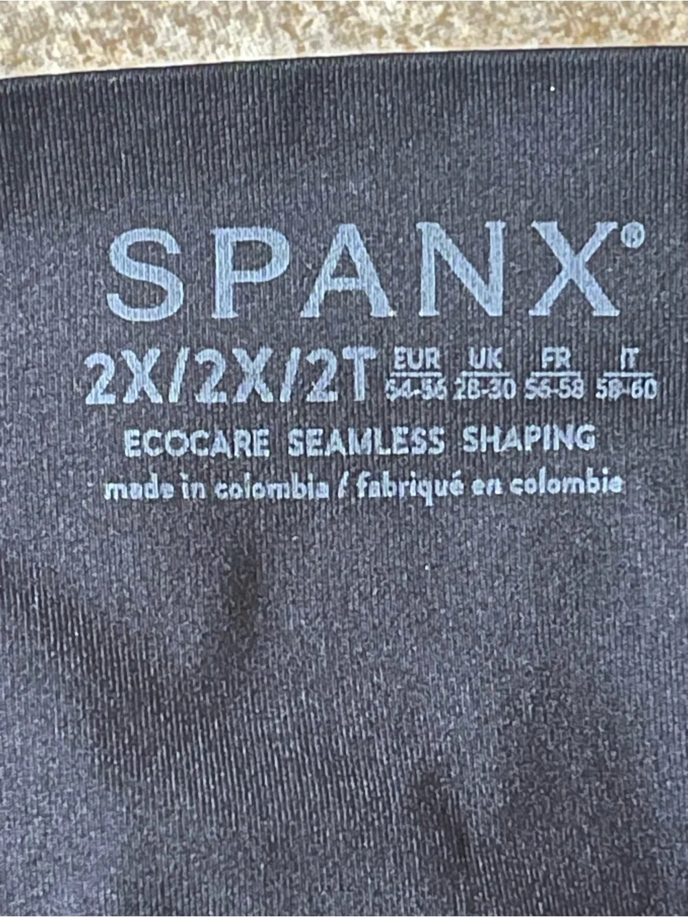 SPANX Undie-tectable Thong Women’s High Rise Seamless No Show Very Black 3 Lot